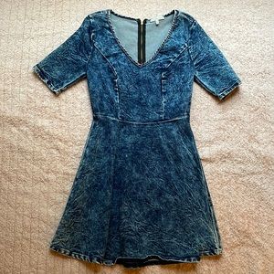 Denim Mini Dress from Charlotte Russe